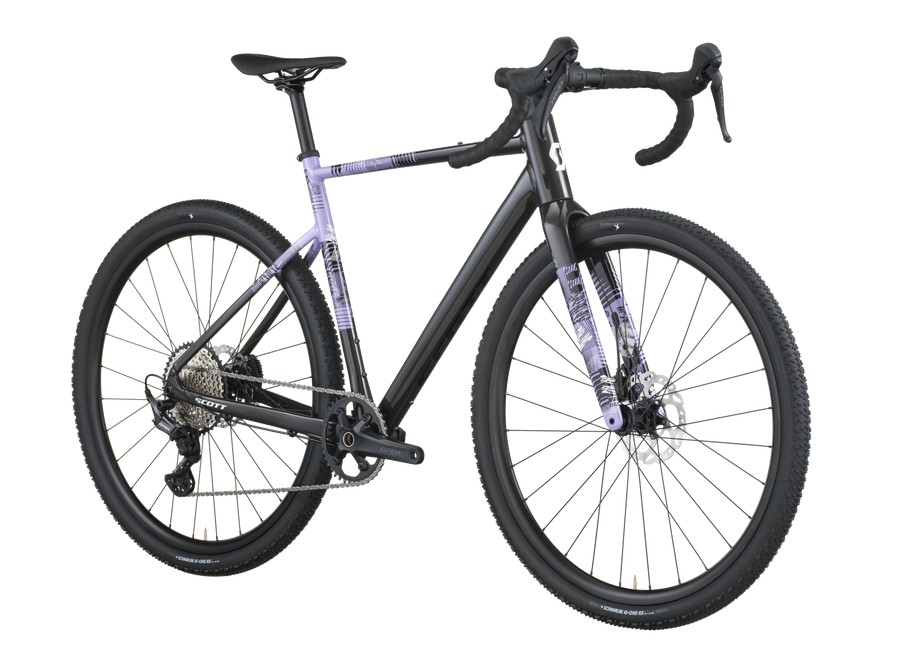 Scott Speedster Gravel 10 Black Tulip Purple