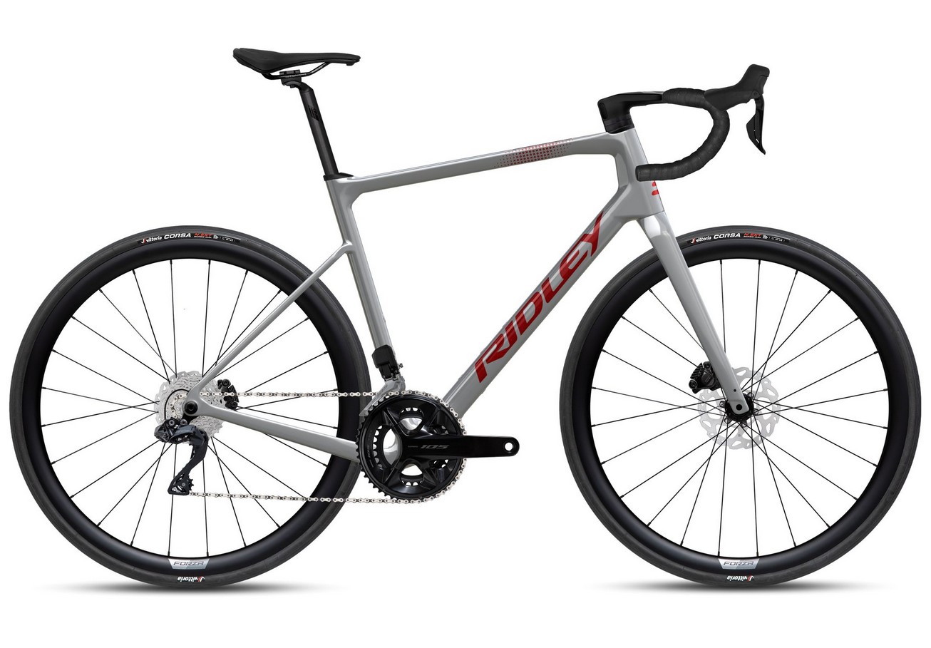 Ridley Grifn Shimano 105 Di2 Battleship Grey / Red