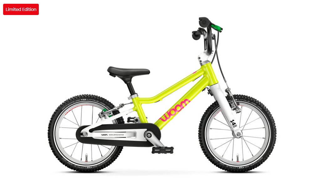 Woom GO 2 neon lime Limited Edition