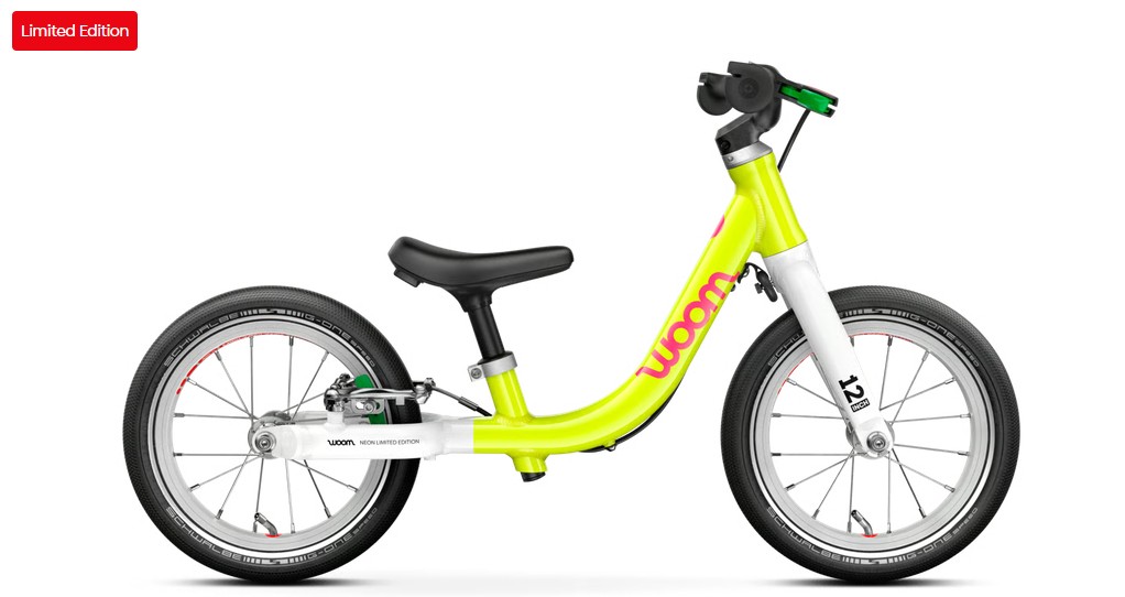 Woom GO 1 neon lime Limited Edition