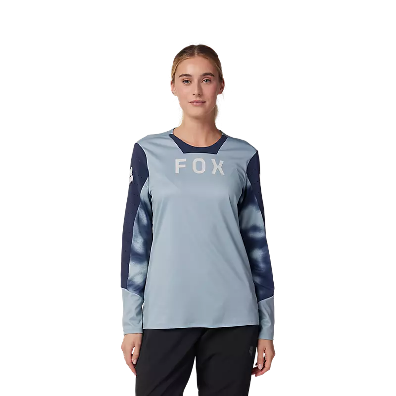 Fox Langarm Jersey Defend Taunt Damen Gunmetal