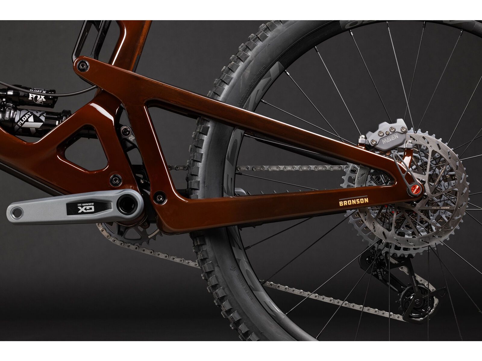 Santa Cruz Bronson 5 C MX GX AXS Root Beer