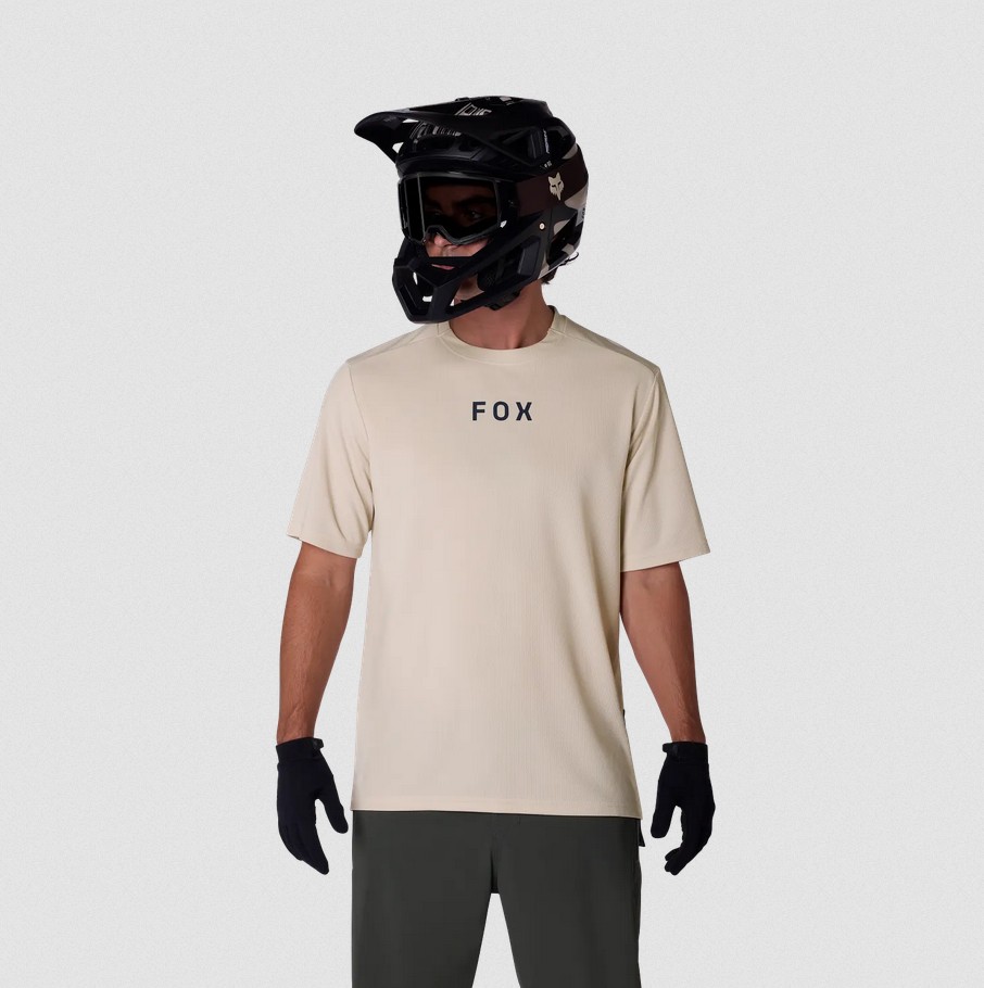 Fox Ranger Wordmark Trikot Kreideweiß