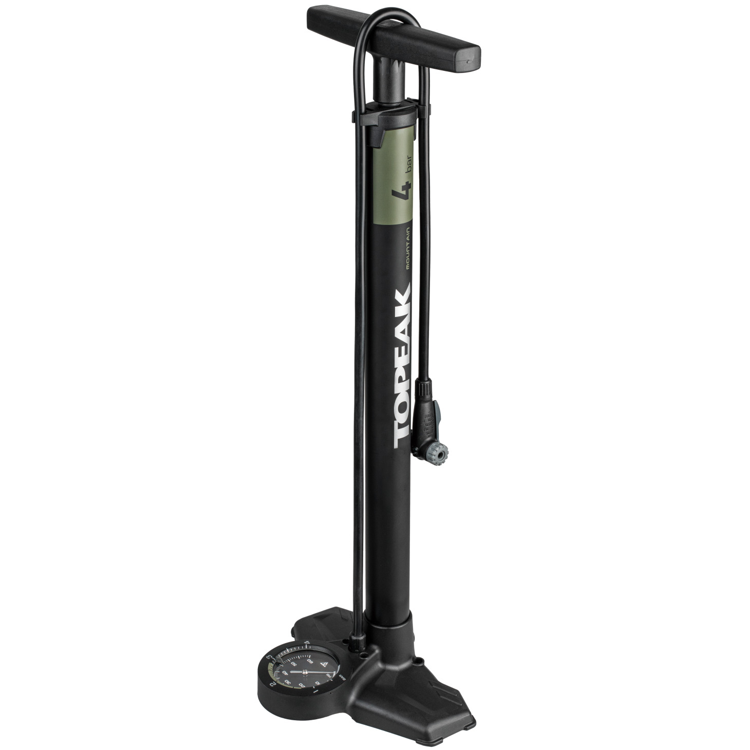 Topeak JoeBlow Mountain EX mit TwinHead Standpumpe