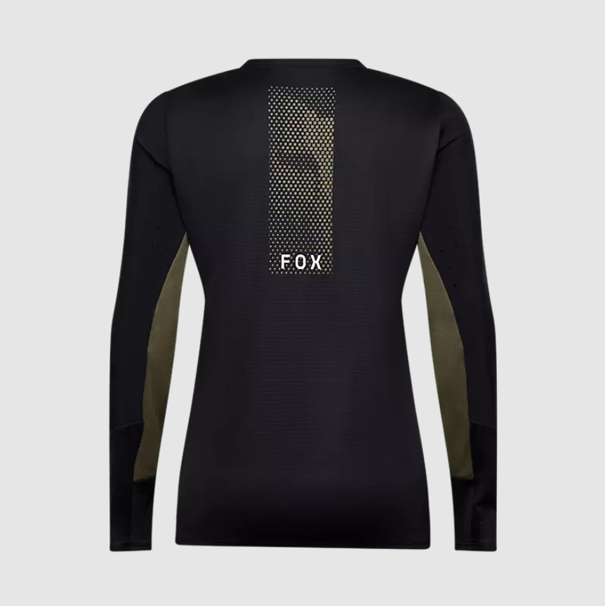 Fox Damen Defend Park Langarmtrikot Schwarz