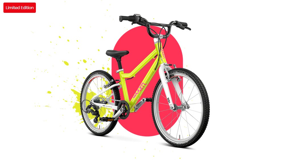 Woom GO 4 neon lime Limited Edition