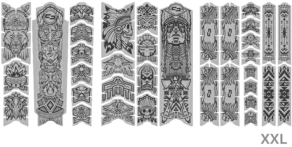 unleazhed frame tatanka black matt XXL