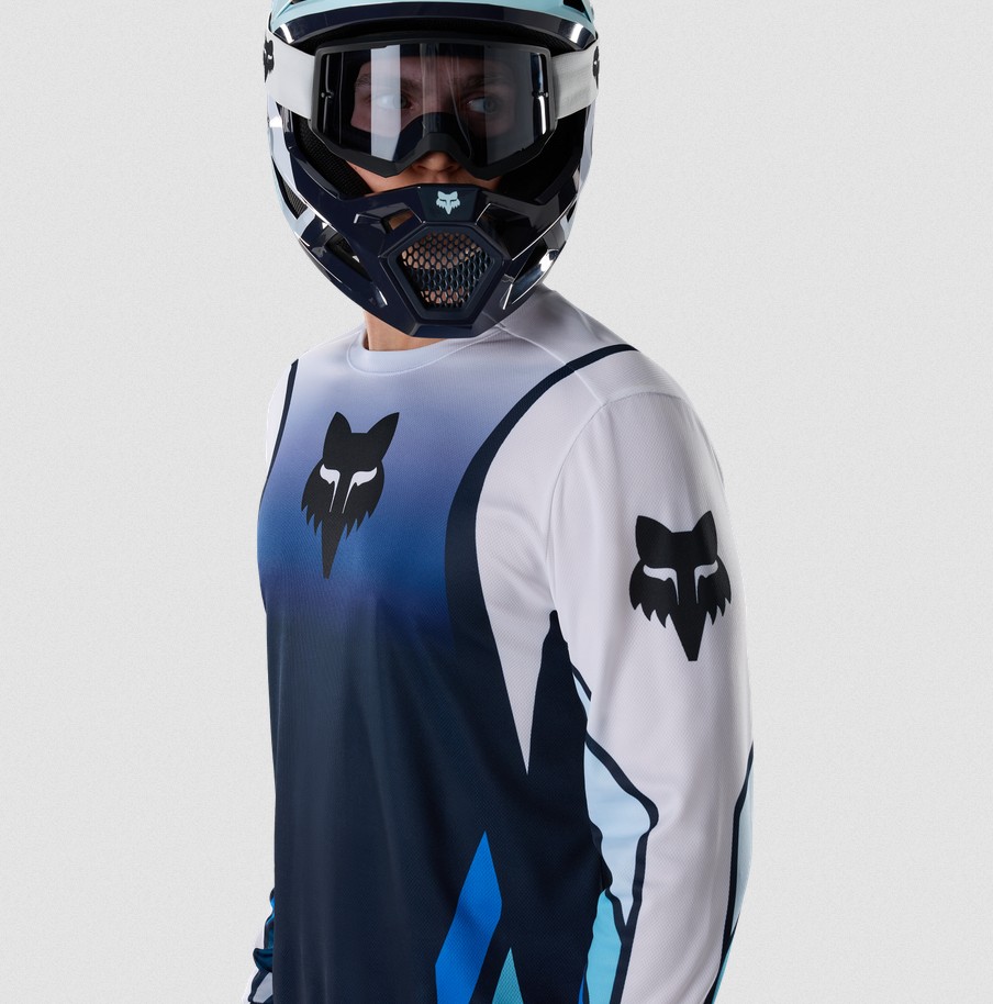 Fox Ranger Langarm Jersey Foundry Mitternachtsblau