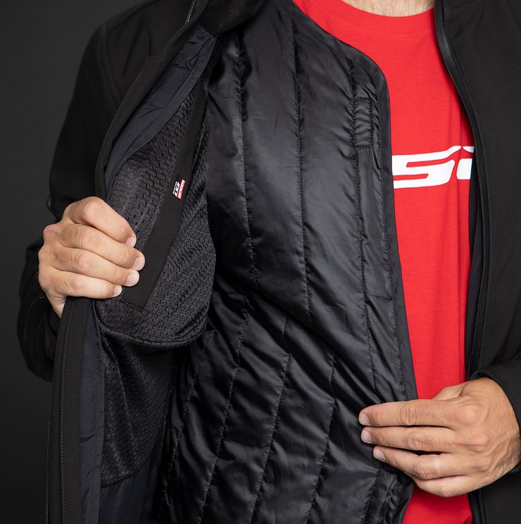 LS2 Bolton Roller Motorrad Jacke Schwarz