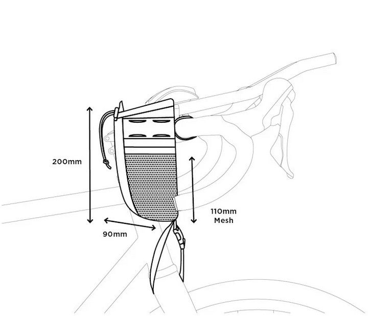 Restrap Race Stem Bag 1.1L black