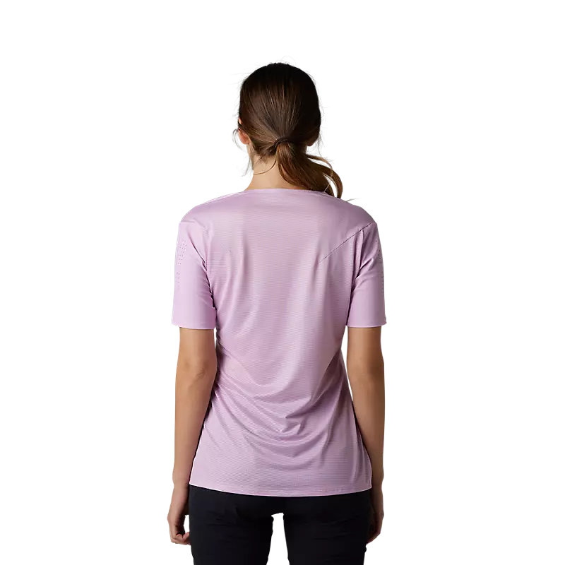 Fox Kurz Jersey Flexair Ascent Damen Rosa