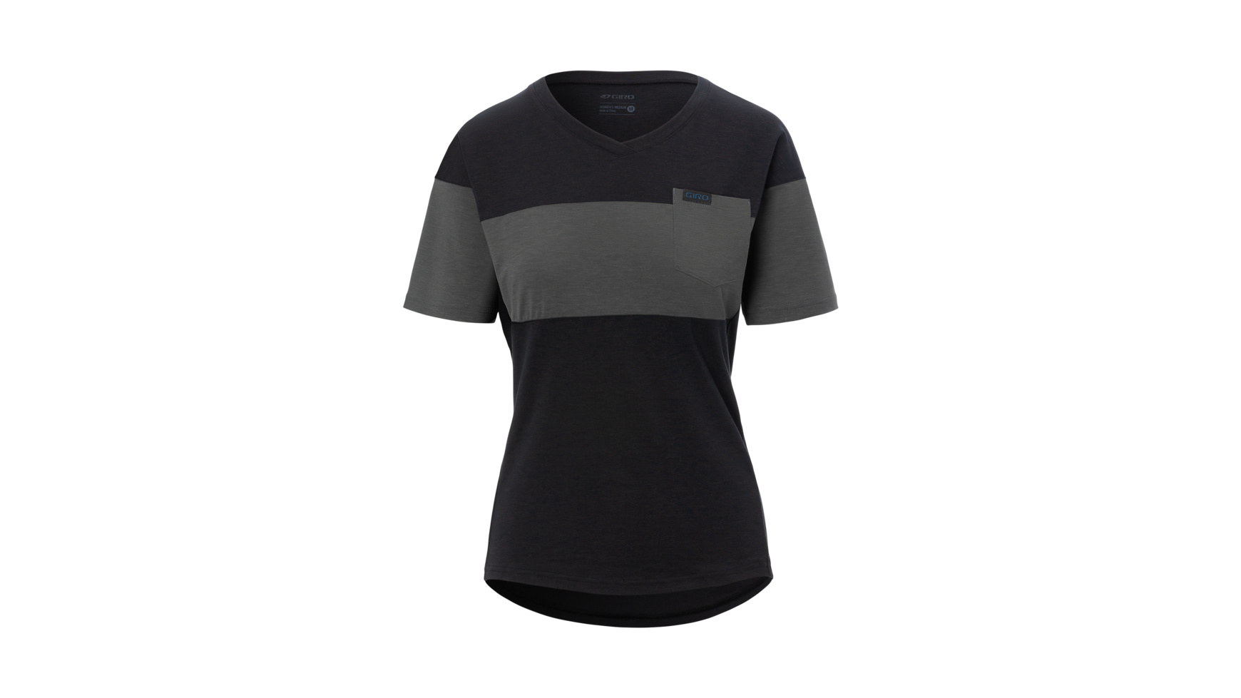Giro Damen Ride Jersey Black Charcoal