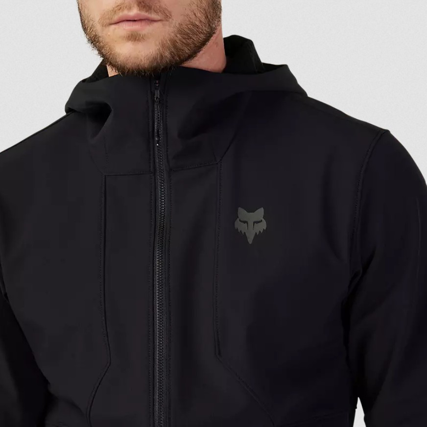 Fox Kapuzenjacke Hoodie Ranger Fire Schwarz