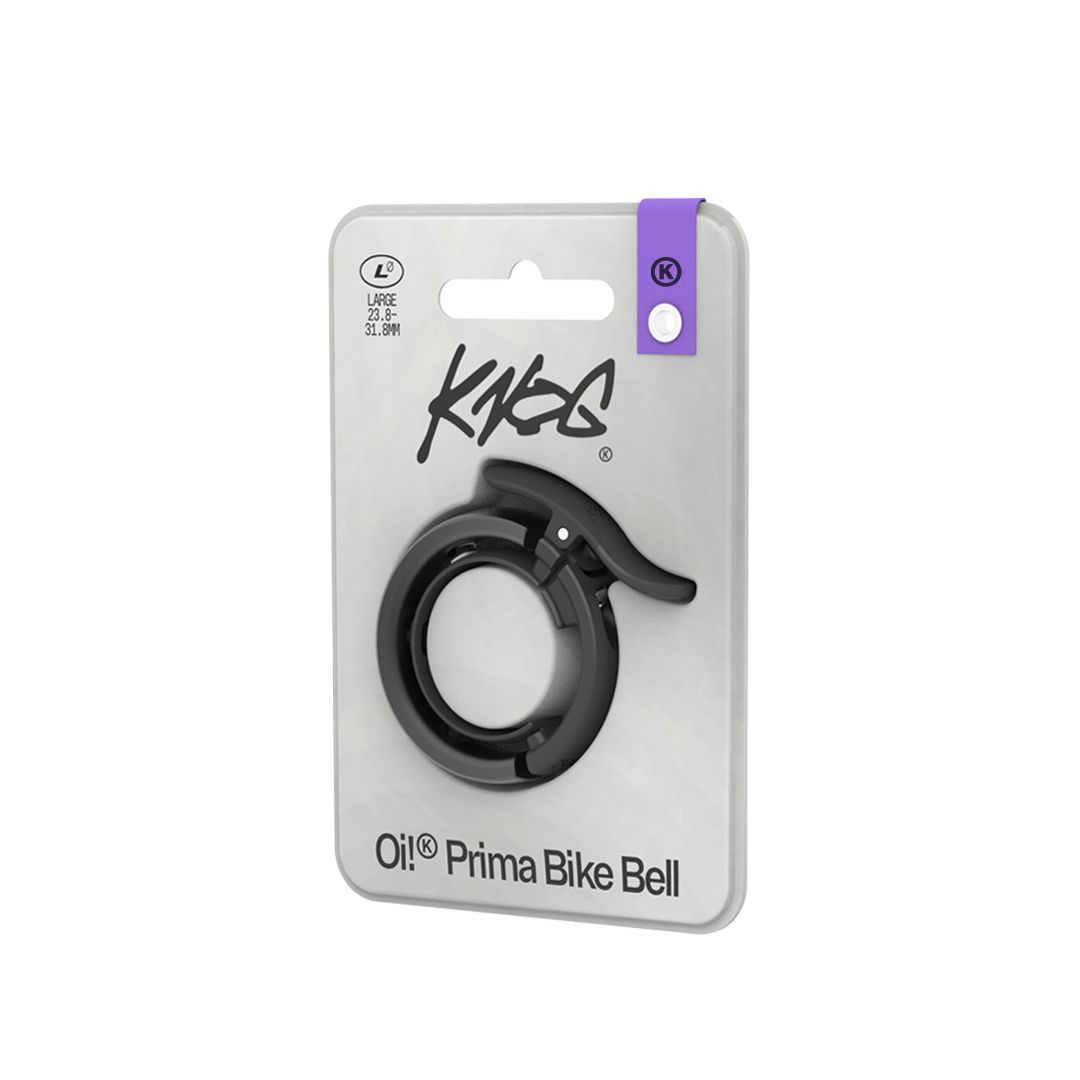 Knog Oi Prima Small Fahrradklingel Schwarz