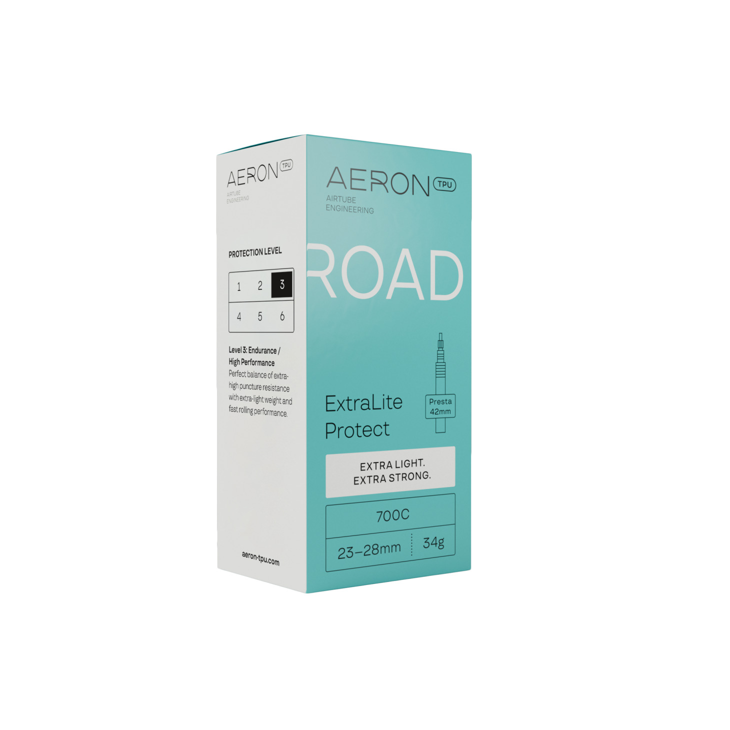 Aeron Road ExtraLite Protect 23-28 700C SV42mm