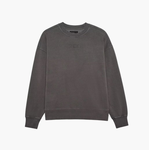 Fox Pullover Wordmark Oversized Zinngrau