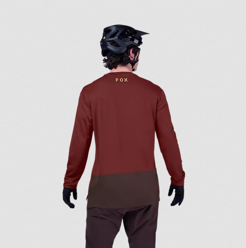 Fox Ranger Fox Head Langarmtrikot Rostbraun