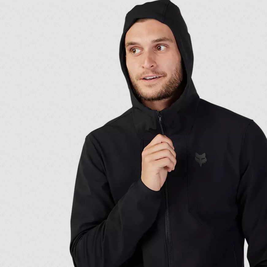 Fox Kapuzenjacke Hoodie Ranger Fire Schwarz