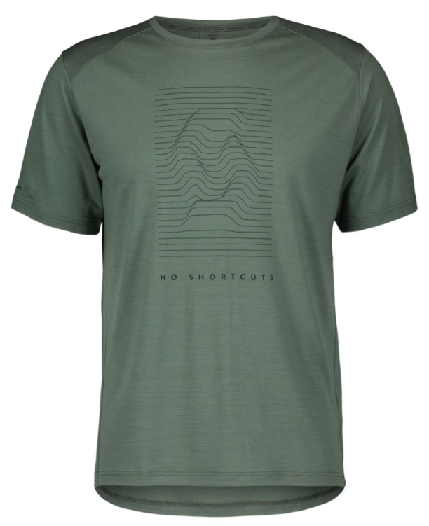 Scott Defined Merino Graphic Haze Green