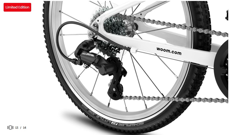 Woom GO 4 neon lime Limited Edition