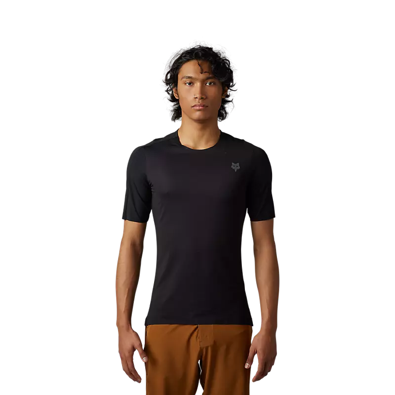 Fox Kurzärmliges Jersey Flexair Ascent Schwarz