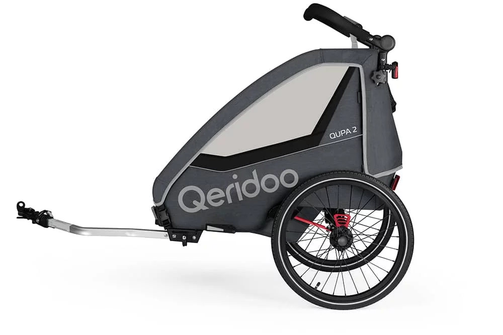 Qeridoo Qupa 2 Kinderanhänger Zweisitzer