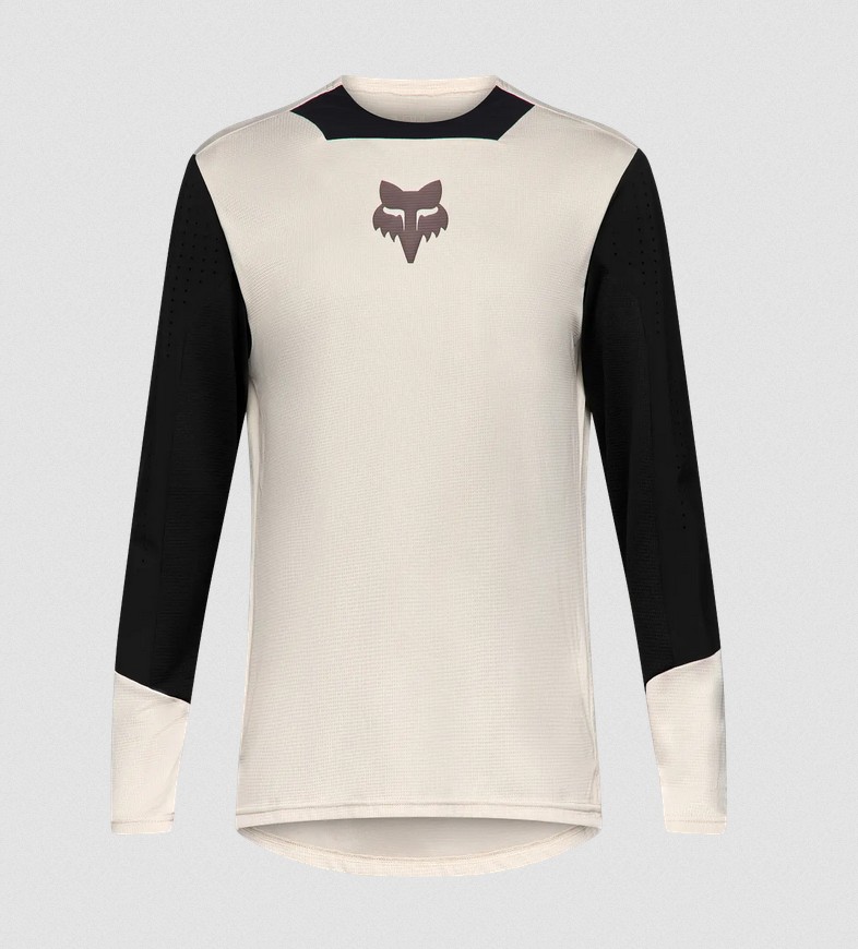 Fox Defend Park SE Langarmtrikot Kreideweiß