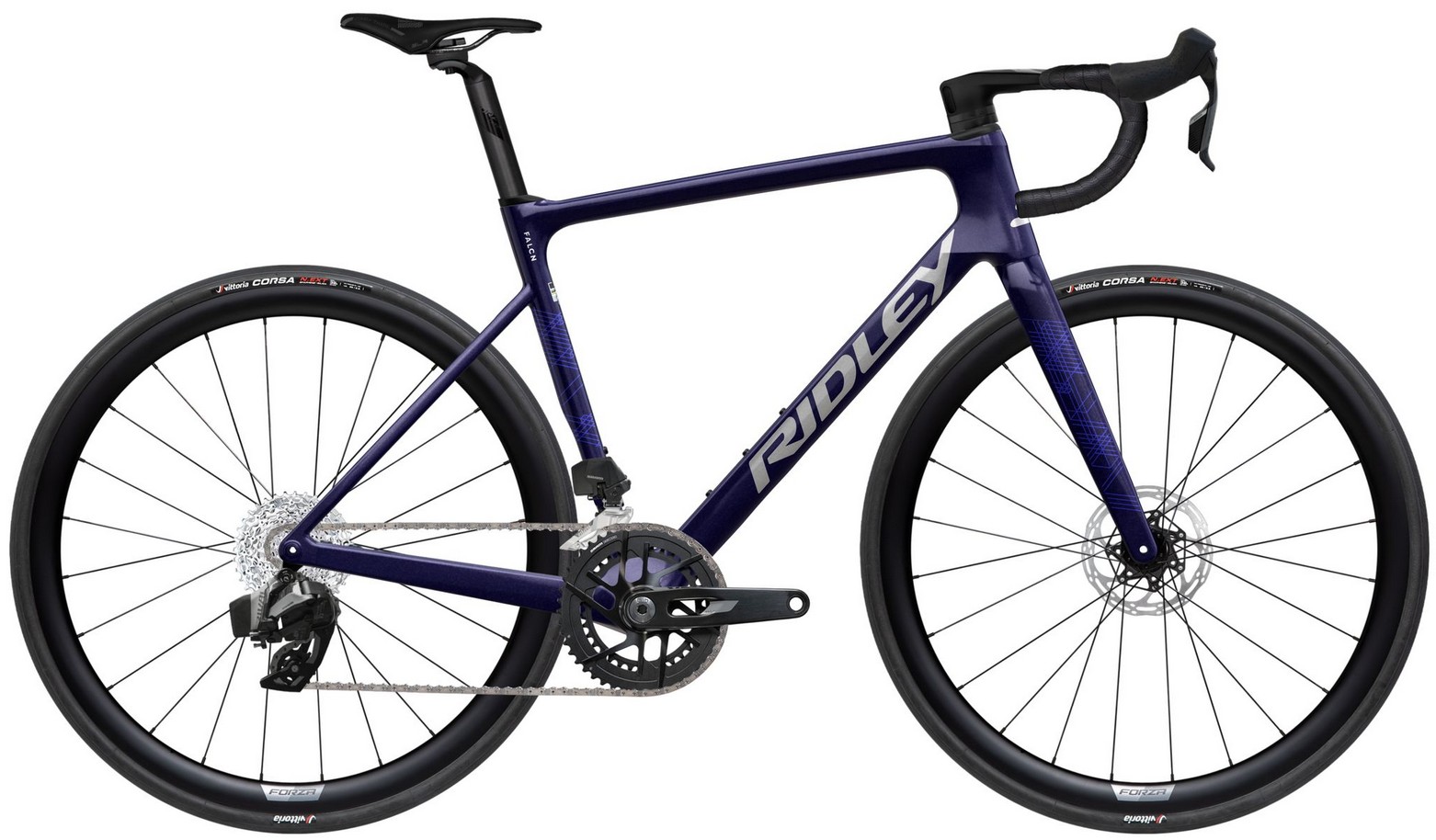 Ridley Falcn 105 Di2 Dark Indigo Silver