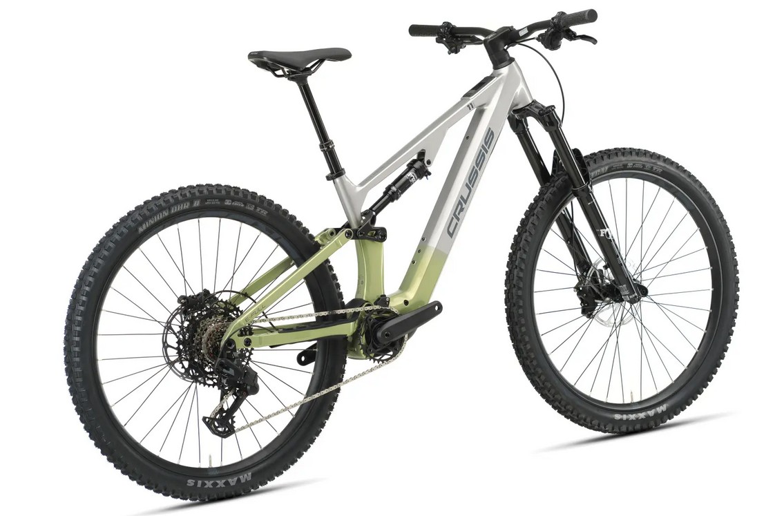 Crussis e-Full 11.11 800 Wh Avinox M2S Silber Grün