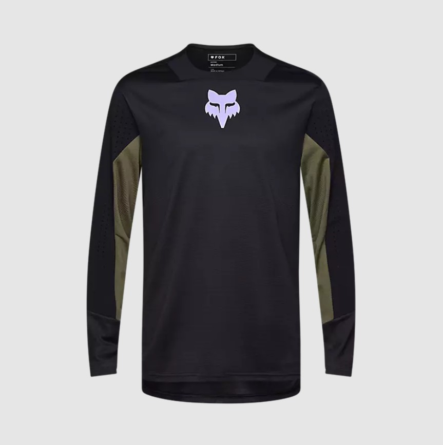 Fox Defend Park Langarmtrikot Schwarz