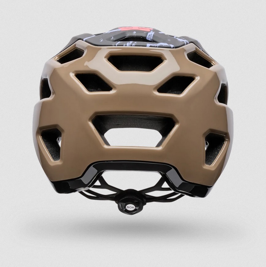 Fox Crossframe Pro Quest Helm Muskatnussbraun