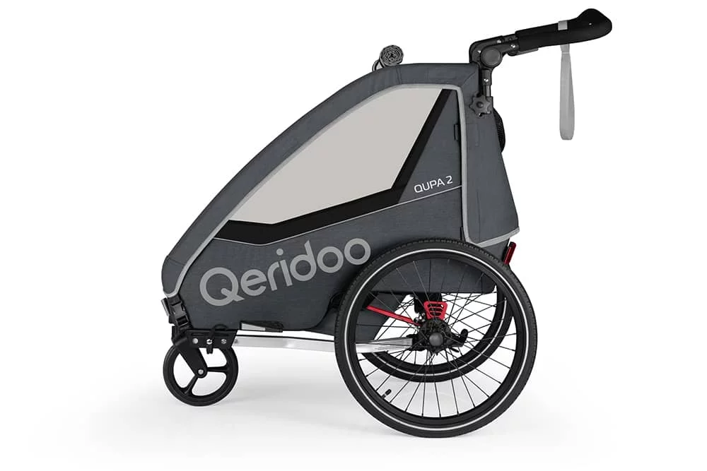Qeridoo Qupa 2 Kinderanhänger Zweisitzer