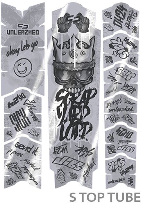 unleazhed frame downhill24 black glossy S top tube