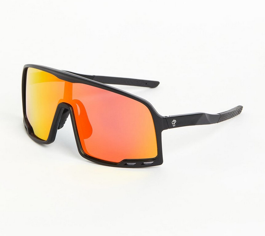 CHPO Henrik Matte Black Red Mirror Fahrradbrille