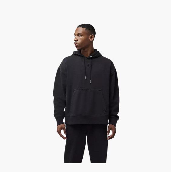 Fox Hoody Wordmark Oversized Herren Schwarz