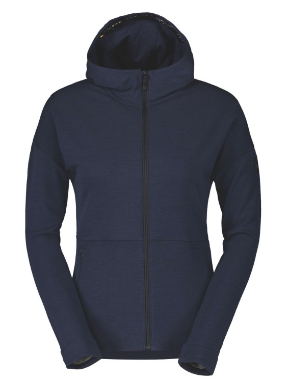 Scott Commuter Merino Hoody Damen Dark Blue