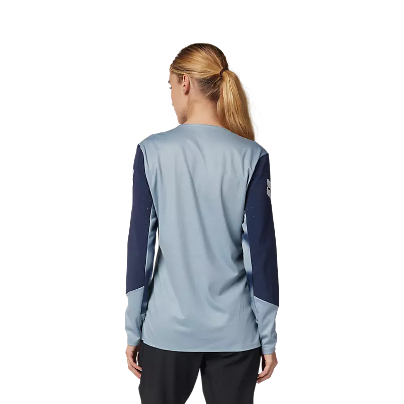 Fox Langarm Jersey Defend Taunt Damen Gunmetal
