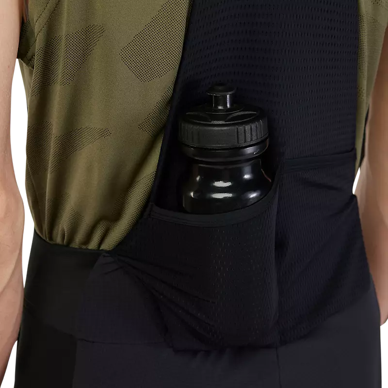 Fox Bib-Shorts Flexair Ascent Cargo Schwarz