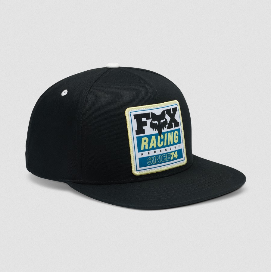 Fox Since 74 Snapback Hat Schwarz