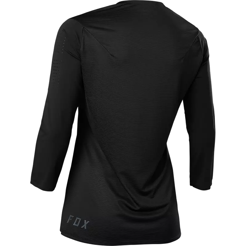 Fox Jersey Flexair Damen Mit 3/4-Ärmel Schwarz