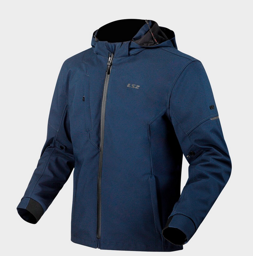 LS2 Bolton Roller Motorrad Jacke Blau