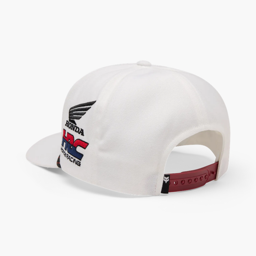 Fox Honda Snapback Cap White