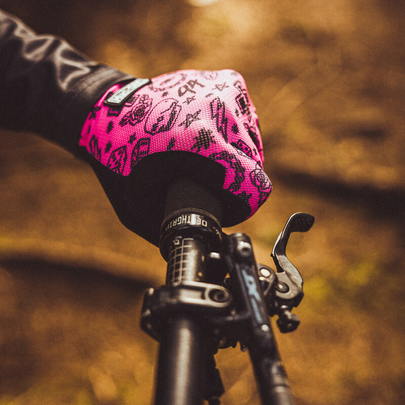 Muc Off Summer Lightweight Mesh Rider Gloves pink