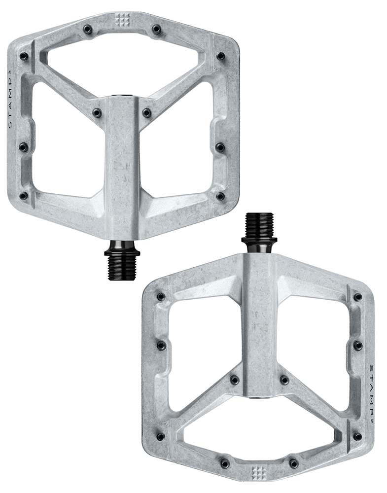 Crankbrothers Stamp 2 Pedal RAW Silver V2
