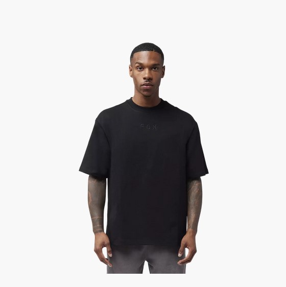 Fox Premium T-Shirt Wordmark Herren Schwarz