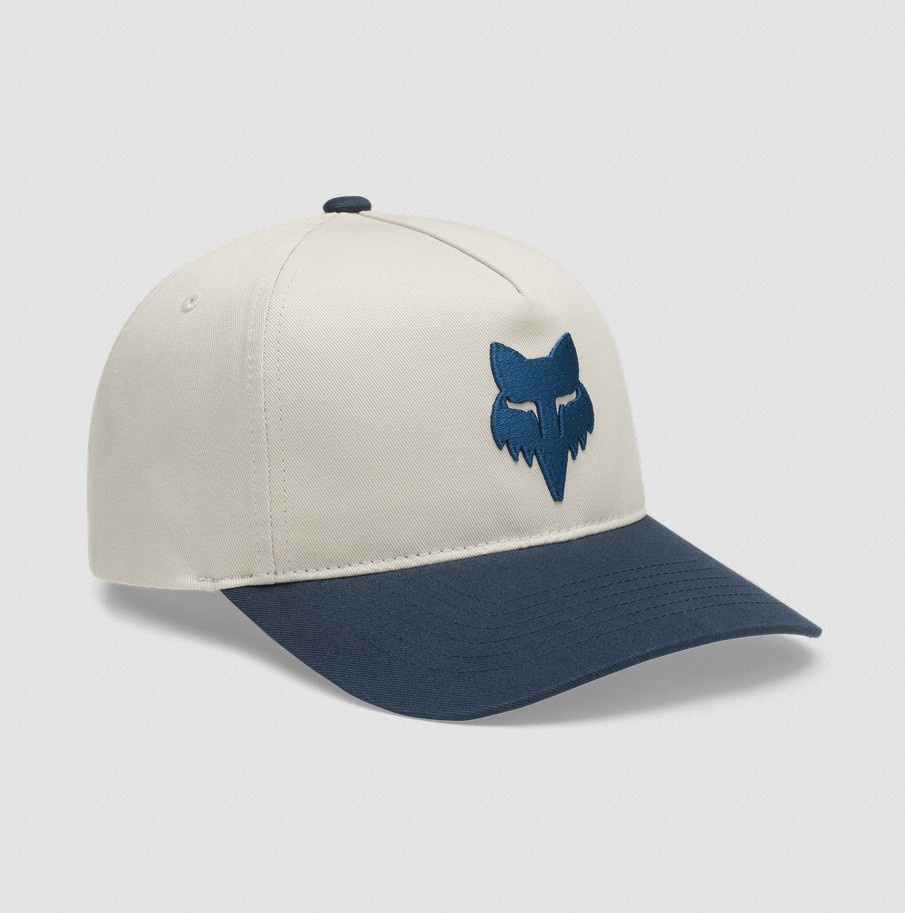 Fox Head Subframe Snapback Hat Kreideweiß