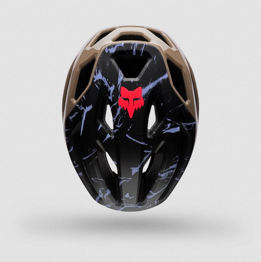 Fox Crossframe Pro Quest Helm Muskatnussbraun